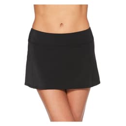 Jag Sport Women's Runaround Skirt Swim Bottoms Black