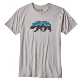 Patagonia Men's Fitz Roy Bear Cotton/Poly T Shirt