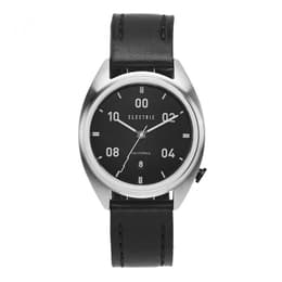 Electric OW01 Leather Watch Black
