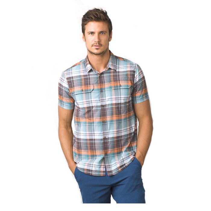 prAna Men&#39;s Cayman Plaid T Shirt