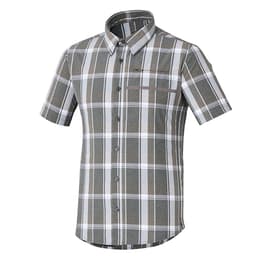 Shimano Men's Transit Check Button Short Sleeve Shirt