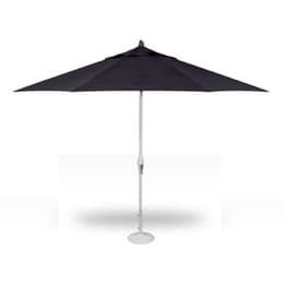 Treasure Garden 11' Auto Tilt Umbrella - White with Navy