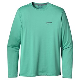 Patagonia Men's Graphic Tech Fish Long Sleeve T Shirt