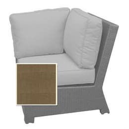North Cape Cabo Sectional Corner Cushion - Canvas Taupe W/ Linen Canvas Welt