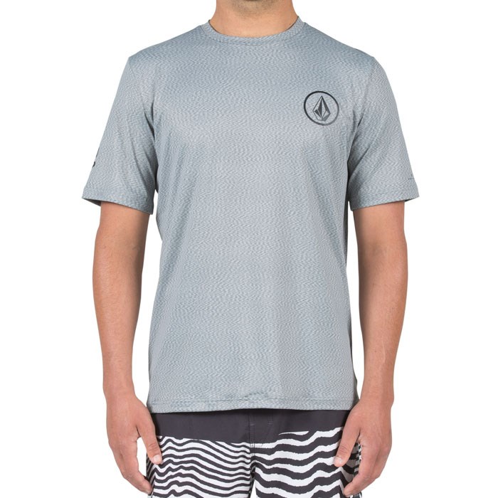 Volcom Men&#39;s Distortion Short Sleeve Rashgu