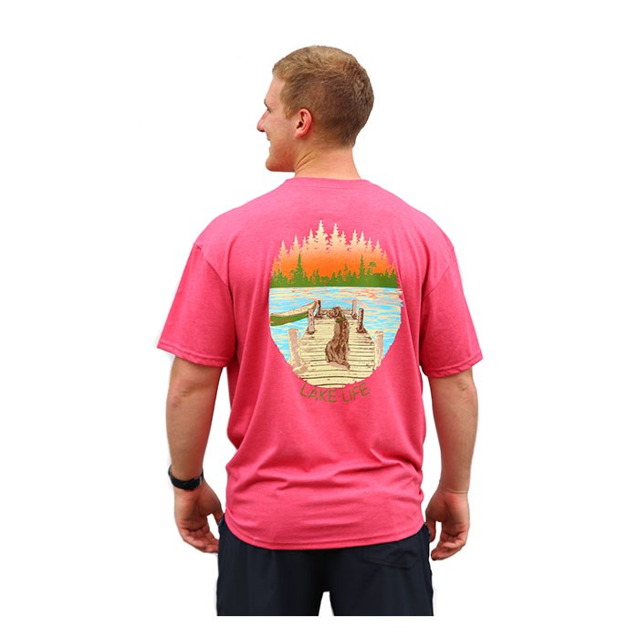 Burlebo Men&#39;s Lake Life Short Sleeve T Shirt