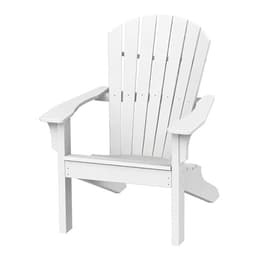 Seaside Casual Adirondack Shellback Chair White