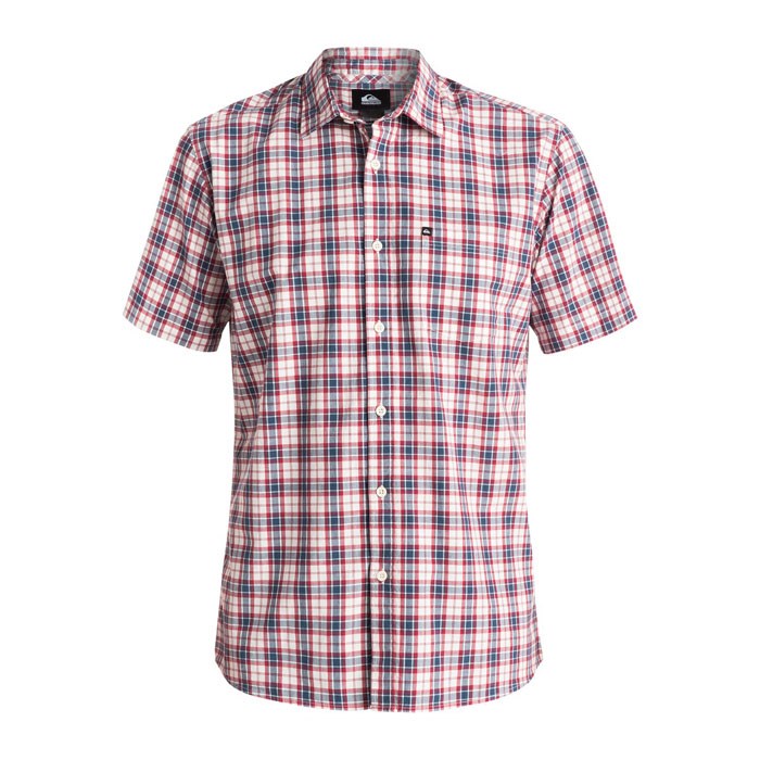 Quiksilver Men&#39;s Everyday Check Short Sleev