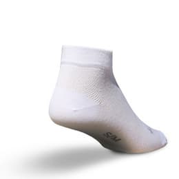 Sock Guy 1 Inch Low White Cycling Socks