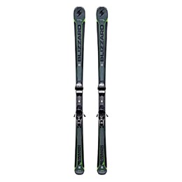 Blizzard Men's Quattro 7.3 All Mountain Skis with TP 10 Bindings '18