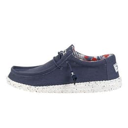 Hey Dude Men's Wally Stretch Casual Shoes Blue