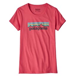 Patagonia Girl's Pastel P6 Logo Short Sleeve T Shirt