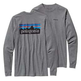 Patagonia Men's P-6 Logo Long Sleeve T Shirt
