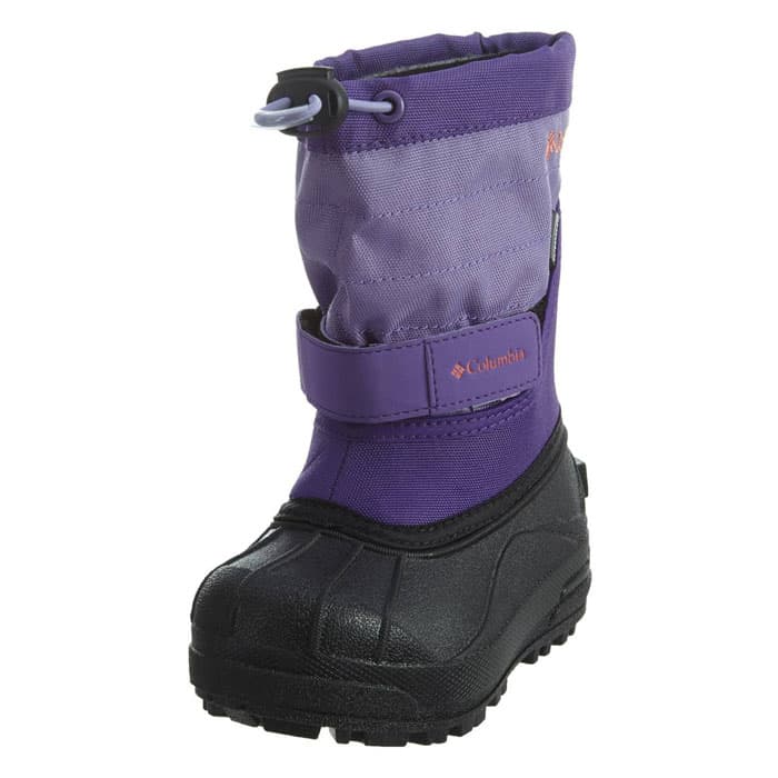 Columbia Youth Powderbug Plus II Winter Boots Purple