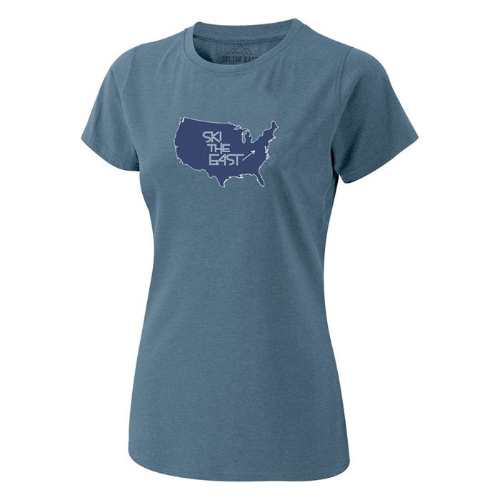 Ski The East Women's USA T Shirt