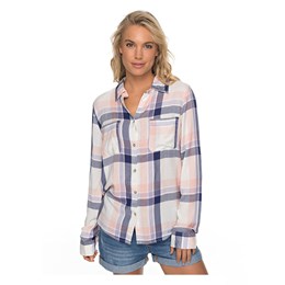 Roxy Women's Setai Miami Long Sleeve Plaid Shirt