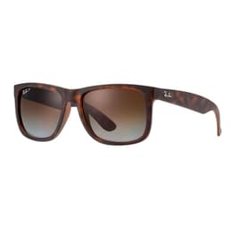 Ray-Ban Justin Sunglasses With Brown Mirror Polarized Lenses