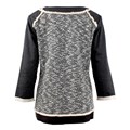 THML Women's Grosgrain Ribbon Knit Sweater