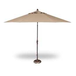 Treasure Garden 11' Auto Tilt Umbrella - Bronze with Sand