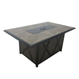 Casual Classics Siesta Cove Rectangle Fire Pit Dining Table