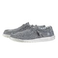 Hey Dude Men's Wally Linen Casual Shoes Iron