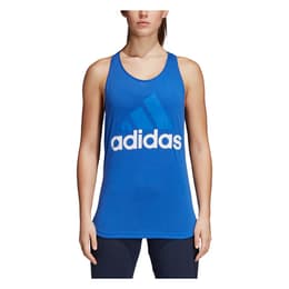 Adidas Women's Essentials Linear Loose Tank Top Hi-Res Blue