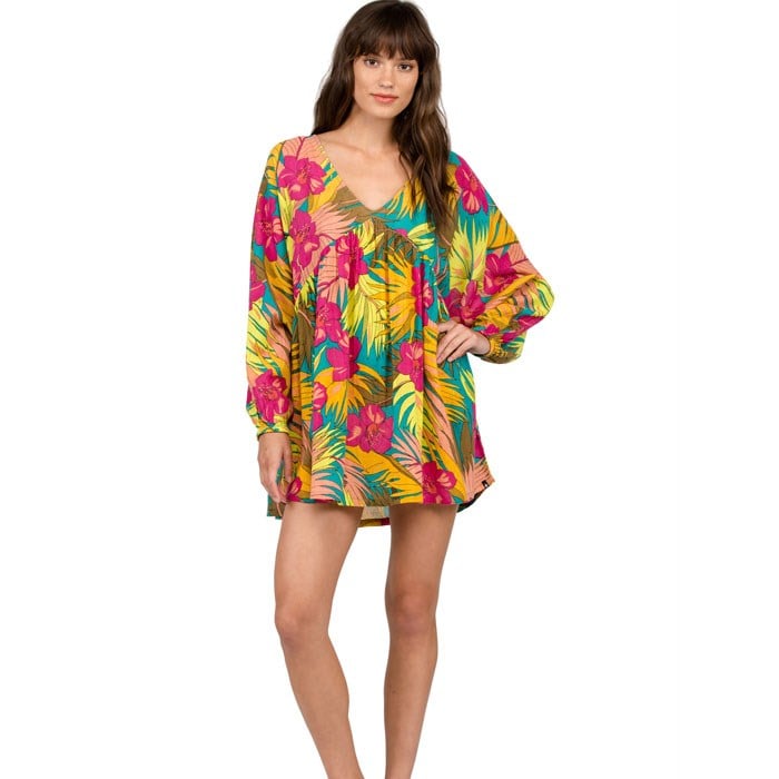 volcom women&#39;s hot tropic kaftan front view