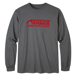 Mountain Khakis Men's Logo Long Sleeve T Shirt