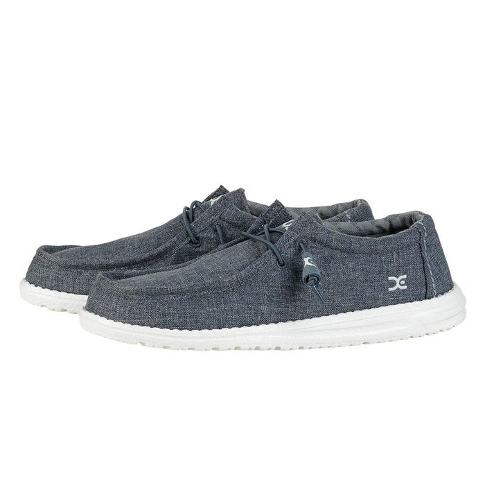 Hey Dude Men&#39;s Wally Linen Fumo Casual Shoes