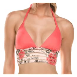 Isabella Rose Women's Rose Halter Bikini Top