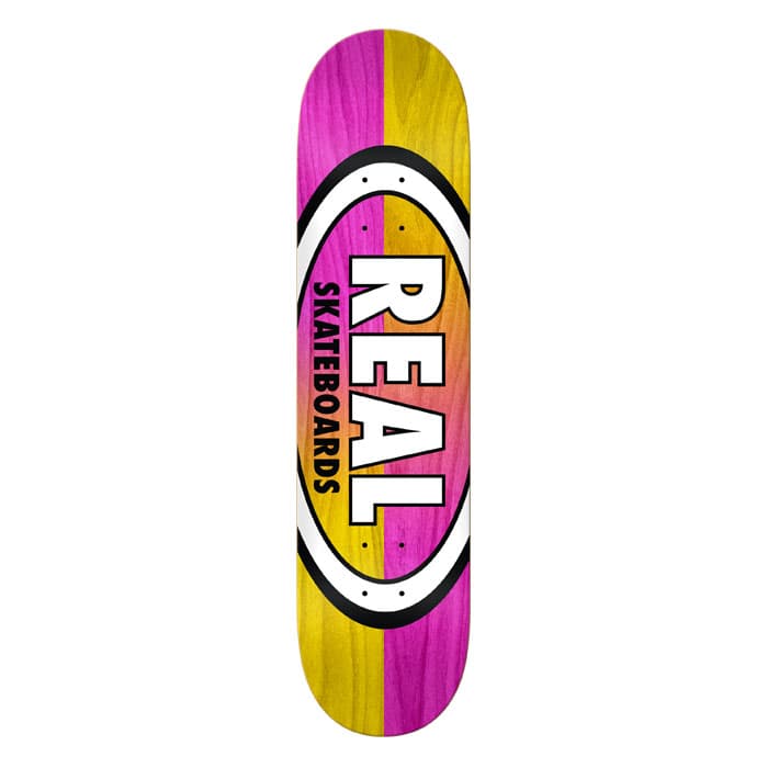 Real Double Dipped Oval 8.25 Skateboard Deck