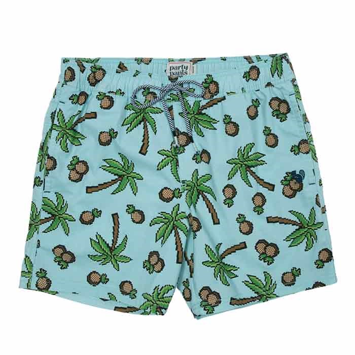 Party Pants Men's Treez Beaver Swim Shorts