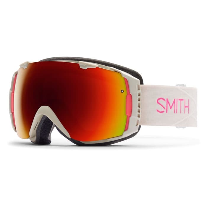 Smith Women's I/O W Snow Goggles With Red Sol X/Blue Sensor Lenses