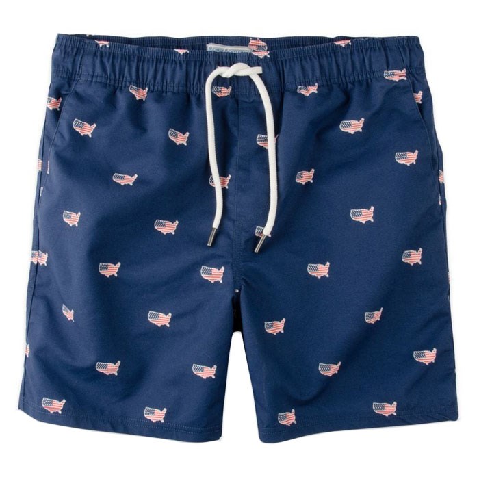 Rowdy Gentleman Men&#39;s Usa Silhouettes Swim