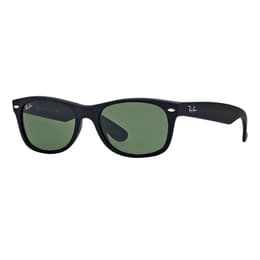 Ray-Ban New Wayfarer Sunglasses With Green Classic G-15 Lenses