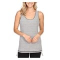 Lucy Women&#39;s Dashing Stripes Tank Top Grey Front