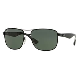 Ray-Ban RB3533 Sunglasses With Green Classic Lenses