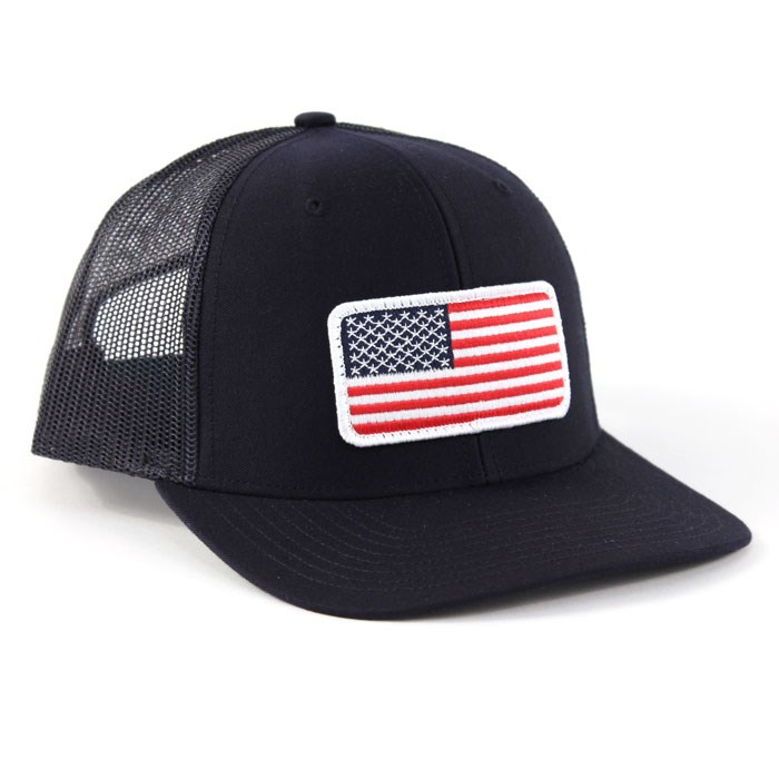 Richardson Twill Mesh USA Snapback Trucker