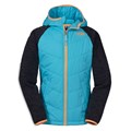 The North Face Girl&#39;s Quilted Fleece Hoodie