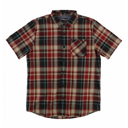 O'Neill Men's Plaid Short Sleeve Button Up Shirt