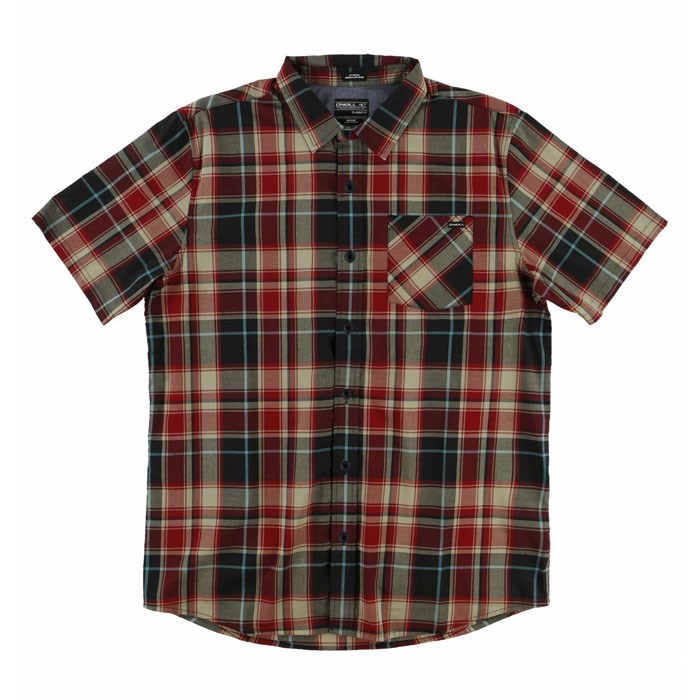 O'neill Men's Plaid Short Sleeve Button Up