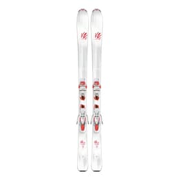 K2 Women's Luv Struck 80 All Mountain Skis W/ Er3 Bindings '18