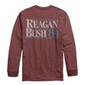 Rowdy Gentleman Men's Reaganbush 84 Long Sleeve Pocket T-Shirt alt image view 4