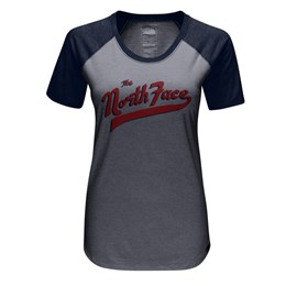 The North Face Women's Americana Baseball T-shirt TNF Medium Grey Heather