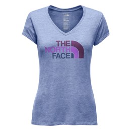 The North Face Women's Half Dome V-neck Tri Blend T-shirt