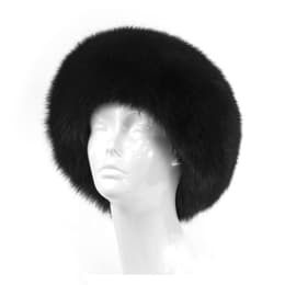 Mitchies Matchings Women's Leather Top Hat with Fox Fur