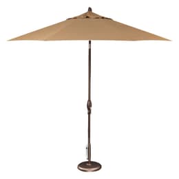 Treasure Garden 9' Auto Tilt Umbrella - Bronze with Cork