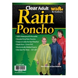 Wilcor Adult Pvc Rain Poncho