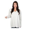 Lauren James Women&#39;s Shaggy V-neck Sweatshi