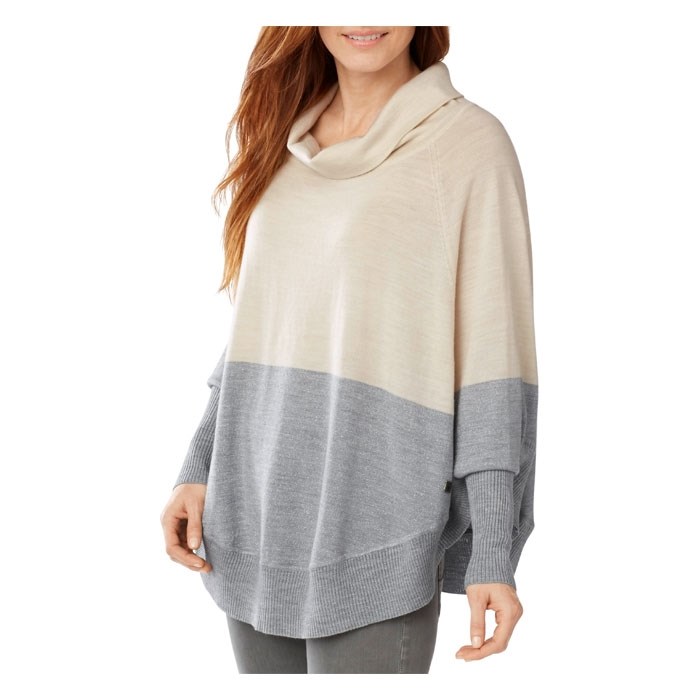 Smartwool Women&#39;s Nokoni Color Block Sweater Poncho